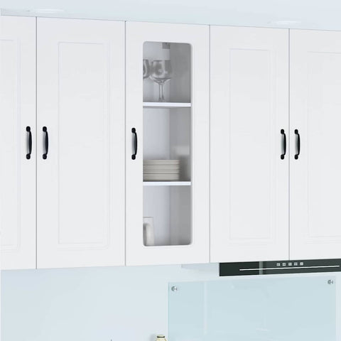 vidaXL Kitchen Wall Cabinet White 40 x 31 x 100 cm Engineered Wood