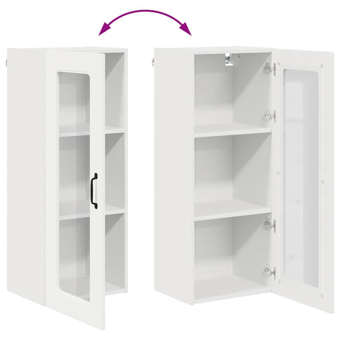 vidaXL Kitchen Wall Cabinet White 40 x 31 x 100 cm Engineered Wood