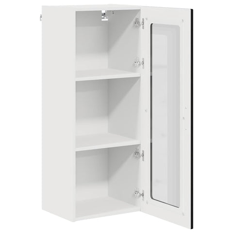 vidaXL Kitchen Wall Cabinet Black 40 x 31 x 100 cm Engineered Wood