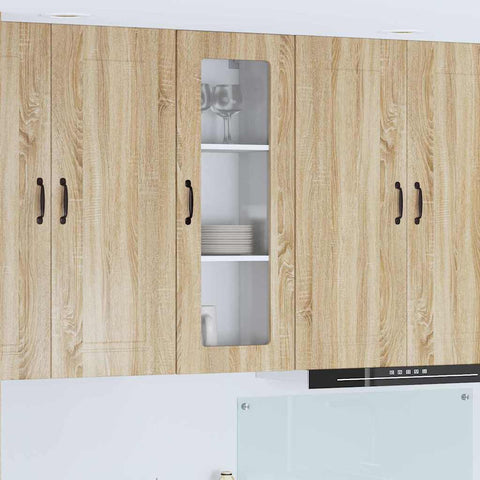 vidaXL Kitchen Wall Cabinet with Shelf Sonoma Oak 40 x 31 x 100 cm