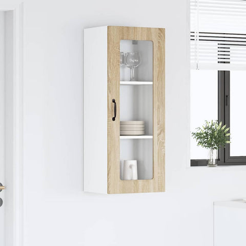 vidaXL Kitchen Wall Cabinet with Shelf Sonoma Oak 40 x 31 x 100 cm