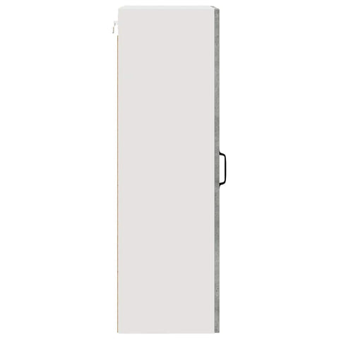 vidaXL Kitchen Wall Cabinet with Shelf Concrete Grey 40 x 31 x 100 cm