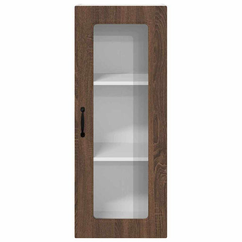 vidaXL Kitchen Wall Cabinet Brown Oak 40 x 31 x 100 cm Engineered Wood