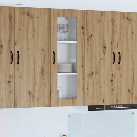 vidaXL Kitchen Wall Cabinet with Shelf Artisan Oak 40 x 31 x 100 cm