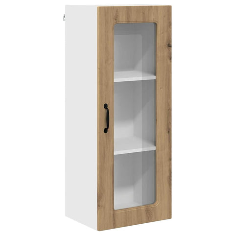 vidaXL Kitchen Wall Cabinet with Shelf Artisan Oak 40 x 31 x 100 cm