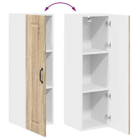 vidaXL Kitchen Wall Cabinet with Shelf Sonoma Oak 30 x 31 x 100 cm