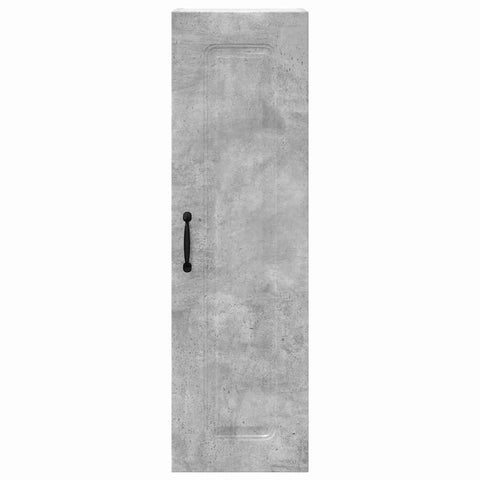 vidaXL Kitchen Wall Cabinet with Shelf Concrete Grey 30 x 31 x 100 cm