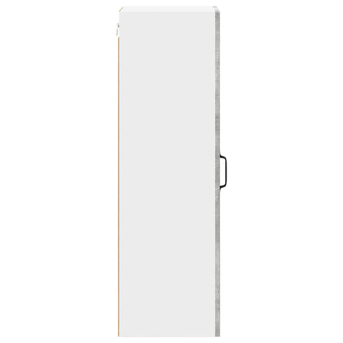 vidaXL Kitchen Wall Cabinet with Shelf Concrete Grey 30 x 31 x 100 cm