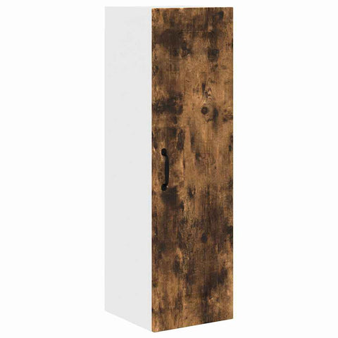 vidaXL Kitchen Wall Cabinet with Shelf Smoked Oak 30 x 31 x 100 cm