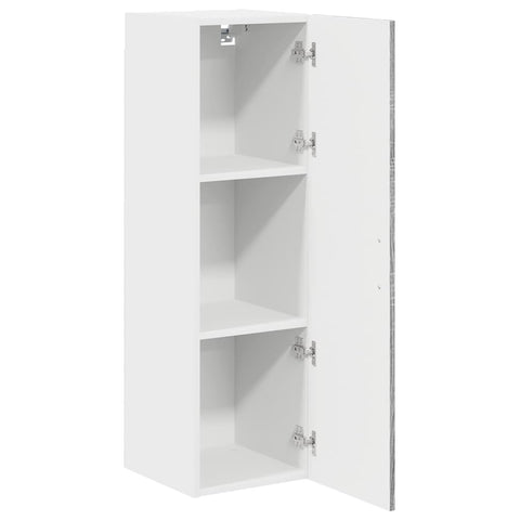 vidaXL Kitchen Wall Cabinet with Shelf Grey Sonoma 30 x 31 x 100 cm