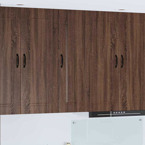 vidaXL Kitchen Wall Cabinet Brown Oak 30 x 31 x 100 cm Engineered Wood