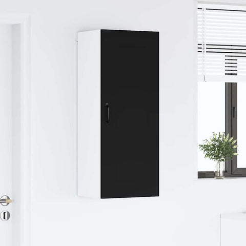 vidaXL Kitchen Wall Cabinet Black 40 x 31 x 100 cm Engineered Wood