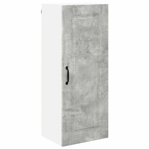 vidaXL Kitchen Wall Cabinet with Shelf Concrete Grey 40 x 31 x 100 cm