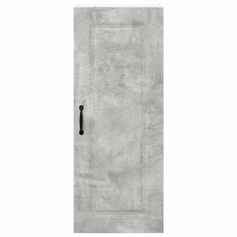 vidaXL Kitchen Wall Cabinet with Shelf Concrete Grey 40 x 31 x 100 cm
