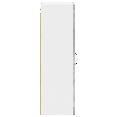 vidaXL Kitchen Wall Cabinet with Shelf Concrete Grey 40 x 31 x 100 cm