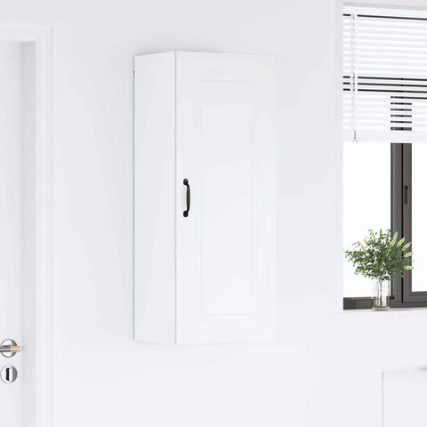 vidaXL Kitchen Wall Cabinet High Gloss White 40 x 31 x 100 cm