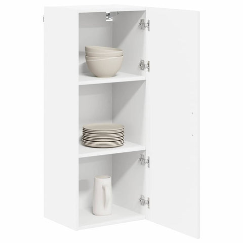 vidaXL Kitchen Wall Cabinet High Gloss White 40 x 31 x 100 cm