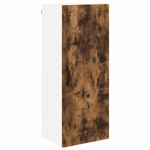 vidaXL Kitchen Wall Cabinet with Shelf Smoked Oak 40 x 31 x 100 cm