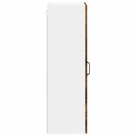 vidaXL Kitchen Wall Cabinet with Shelf Smoked Oak 40 x 31 x 100 cm