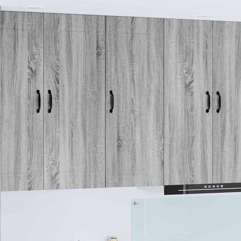 vidaXL Kitchen Wall Cabinet with Shelf Grey Sonoma 40 x 31 x 100 cm