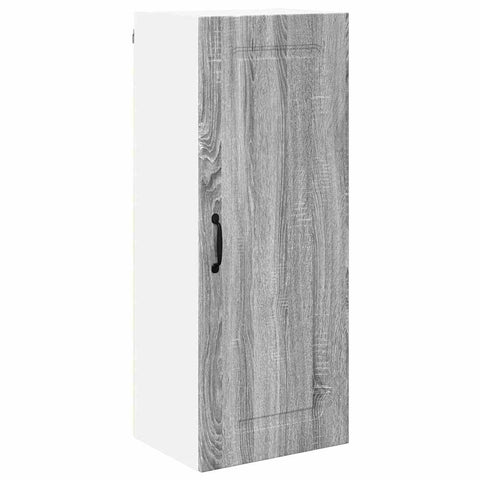 vidaXL Kitchen Wall Cabinet with Shelf Grey Sonoma 40 x 31 x 100 cm