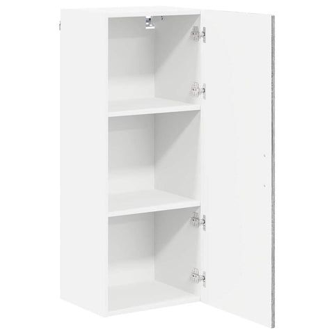 vidaXL Kitchen Wall Cabinet with Shelf Grey Sonoma 40 x 31 x 100 cm