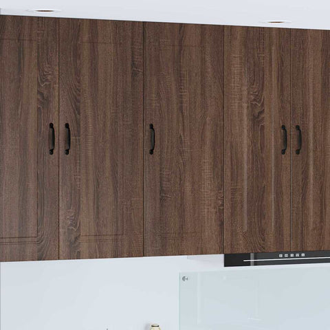 vidaXL Kitchen Wall Cabinet Brown Oak 40 x 31 x 100 cm Engineered Wood