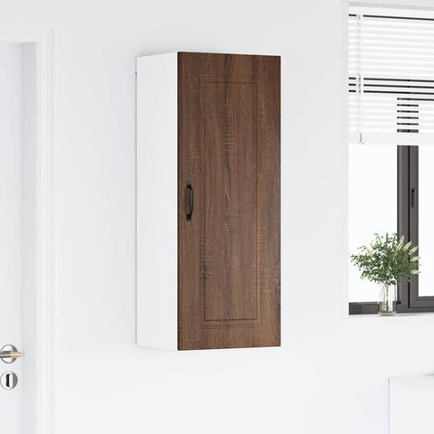 vidaXL Kitchen Wall Cabinet Brown Oak 40 x 31 x 100 cm Engineered Wood