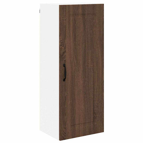 vidaXL Kitchen Wall Cabinet Brown Oak 40 x 31 x 100 cm Engineered Wood