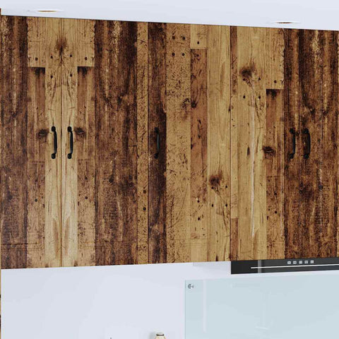 vidaXL Kitchen Wall Cabinet Old Wood 40 x 31 x 100 cm Engineered Wood