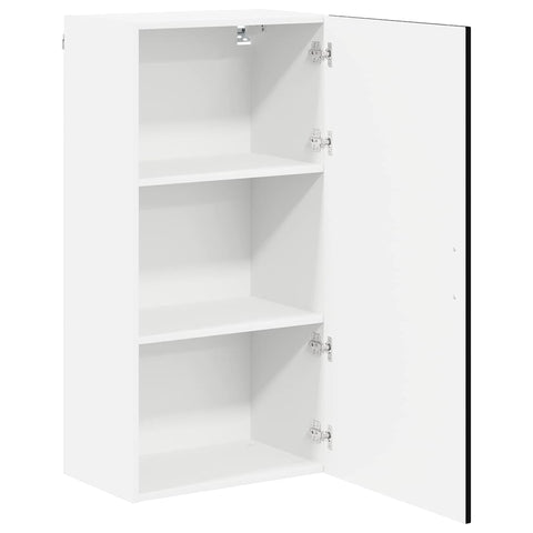 vidaXL Kitchen Wall Cabinet Black 50 x 31 x 100 cm Engineered Wood