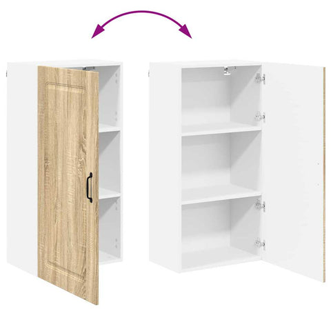 vidaXL Kitchen Wall Cabinet with Shelf Sonoma Oak 50 x 31 x 100 cm