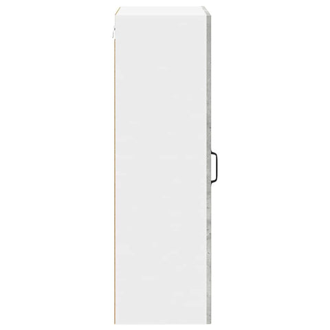 vidaXL Kitchen Wall Cabinet with Shelf Concrete Grey 50 x 31 x 100 cm