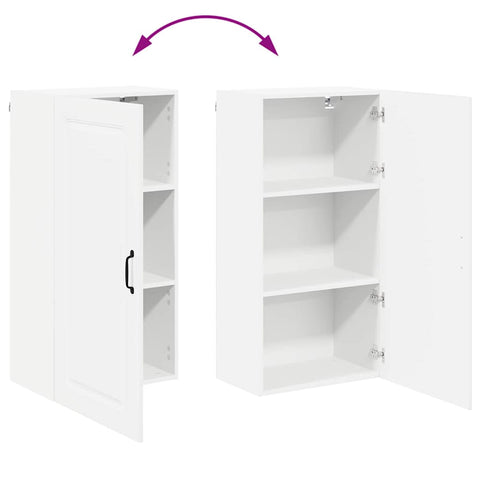 vidaXL Kitchen Wall Cabinet High Gloss White 50 x 31 x 100 cm