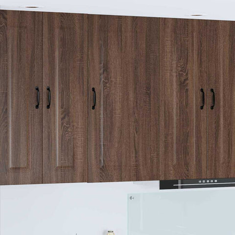 vidaXL Kitchen Wall Cabinet Brown Oak 50 x 31 x 100 cm Engineered Wood