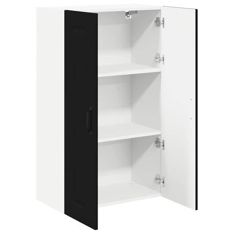 vidaXL Kitchen Wall Cabinet Black 60 x 31 x 100 cm Engineered Wood