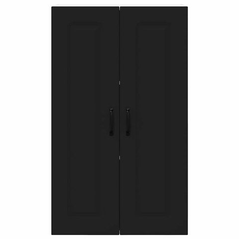 vidaXL Kitchen Wall Cabinet Black 60 x 31 x 100 cm Engineered Wood