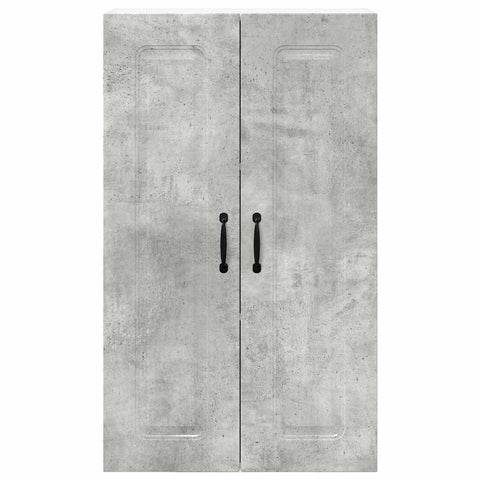 vidaXL Kitchen Wall Cabinet with Shelf Concrete Grey 60 x 31 x 100 cm