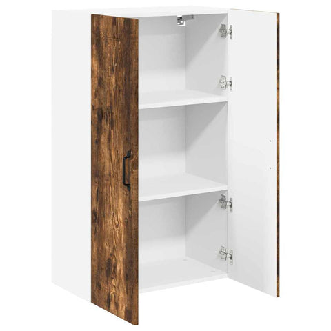 vidaXL Kitchen Wall Cabinet with Shelf Smoked Oak 60 x 31 x 100 cm