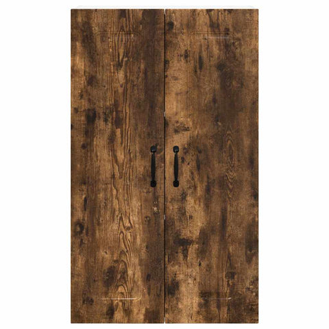 vidaXL Kitchen Wall Cabinet with Shelf Smoked Oak 60 x 31 x 100 cm