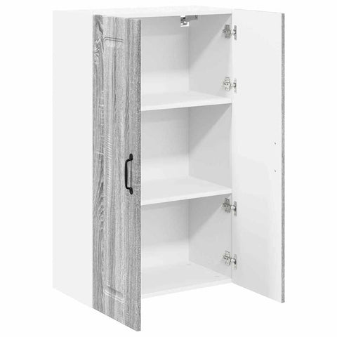 vidaXL Kitchen Wall Cabinet with Shelf Grey Sonoma 60 x 31 x 100 cm