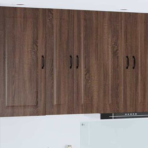vidaXL Kitchen Wall Cabinet Brown Oak 60 x 31 x 100 cm Engineered Wood