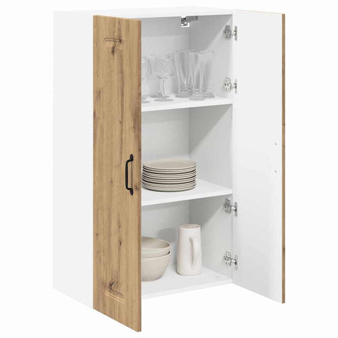vidaXL Kitchen Wall Cabinet with Shelf Artisan Oak 60 x 31 x 100 cm