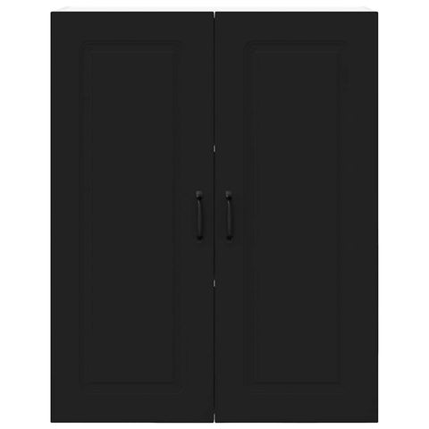 vidaXL Kitchen Wall Cabinet Black 80 x 31 x 100 cm Engineered Wood