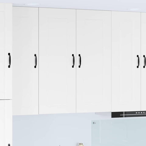 vidaXL Kitchen Wall Cabinet High Gloss White 80 x 31 x 100 cm