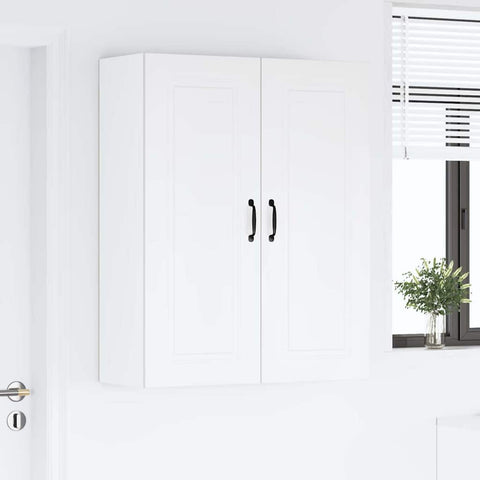 vidaXL Kitchen Wall Cabinet High Gloss White 80 x 31 x 100 cm