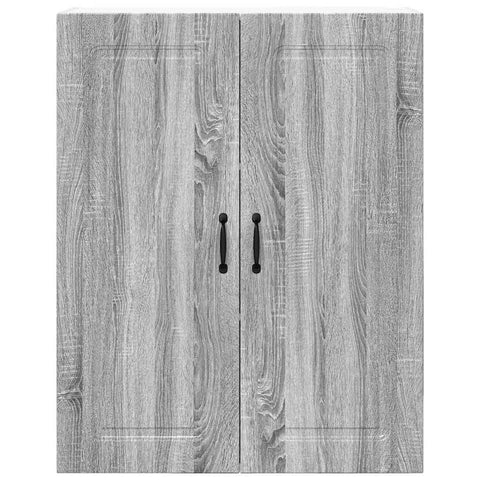 vidaXL Kitchen Wall Cabinet with Shelf Grey Sonoma 80 x 31 x 100 cm