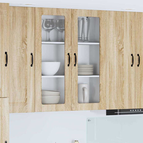 vidaXL Kitchen Wall Cabinet with Shelf Sonoma Oak 80 x 31 x 100 cm