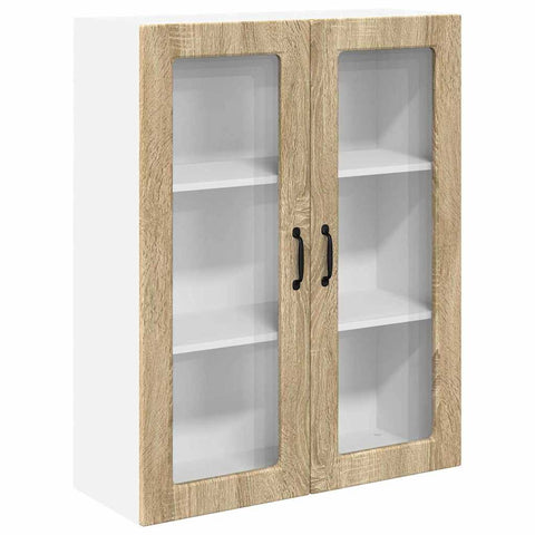 vidaXL Kitchen Wall Cabinet with Shelf Sonoma Oak 80 x 31 x 100 cm