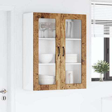 vidaXL Kitchen Wall Cabinet Old Wood 80 x 31 x 100 cm Engineered Wood
